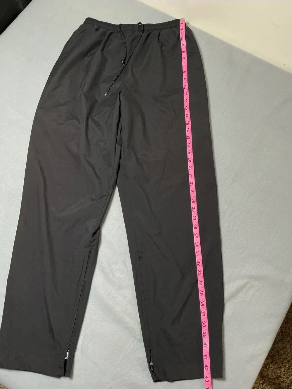 Sun Mountain Rain Pants Men’s M Black Waterproof Golf Full Zip Leg